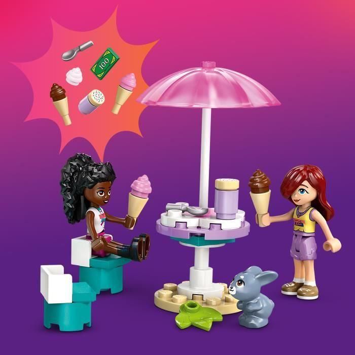 Juego de construccion camión de los helados de heartlake city lego friends 3