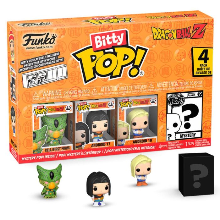 Blister 4 figuras Bitty POP Dragon Ball Z Frieza 1