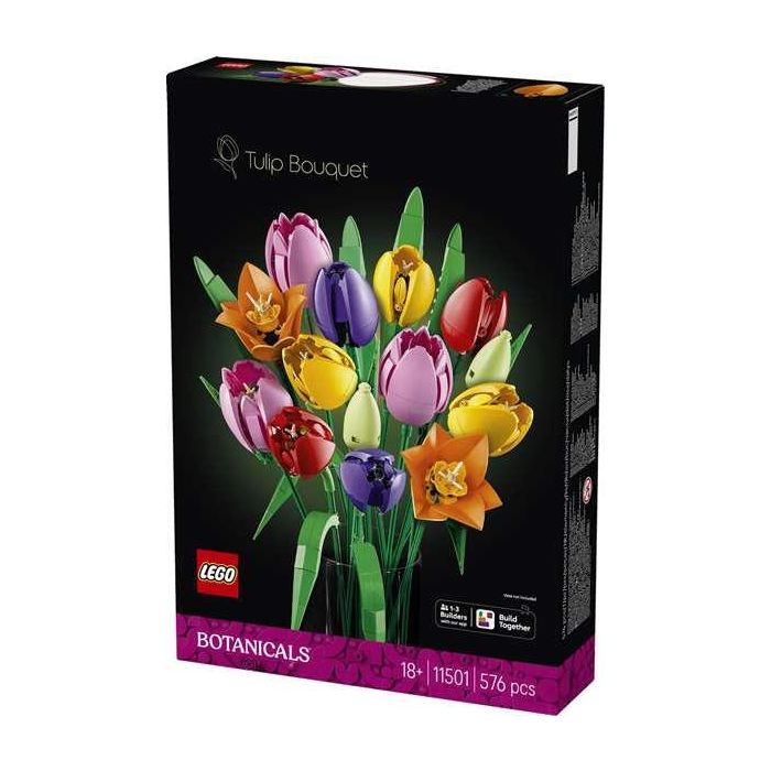 Juego de construccion ramo de tulipanes lego botanicals 1