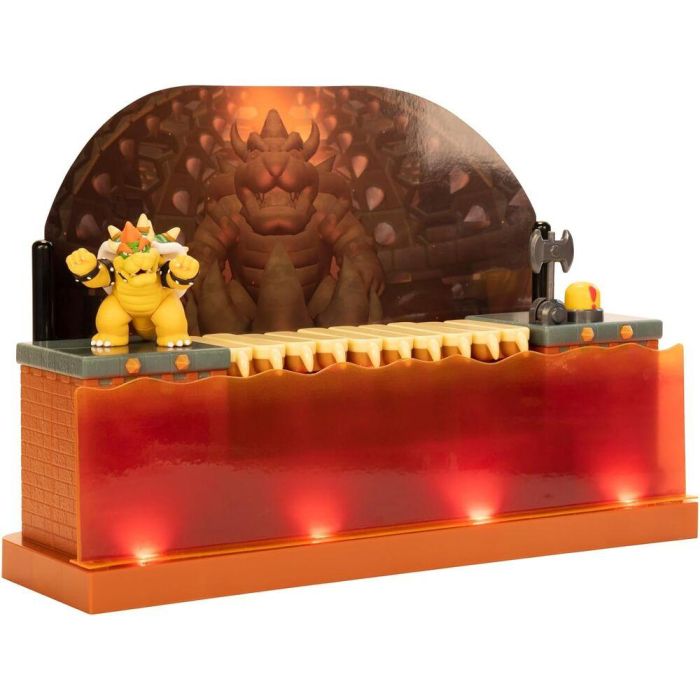 Playset Batalla contra Bowser Deluxe Super Mario Bros 4