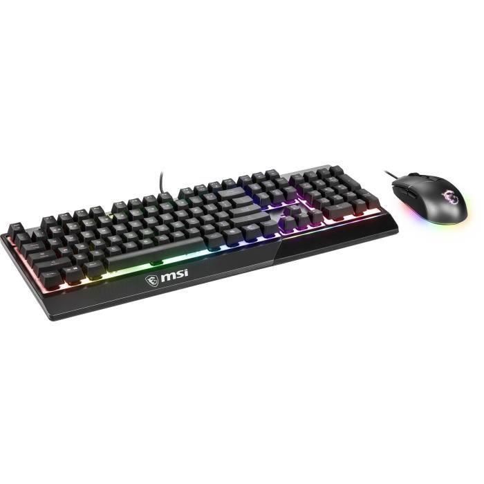 Paquete combinado de teclado y mouse MSI Vigor GK30 5