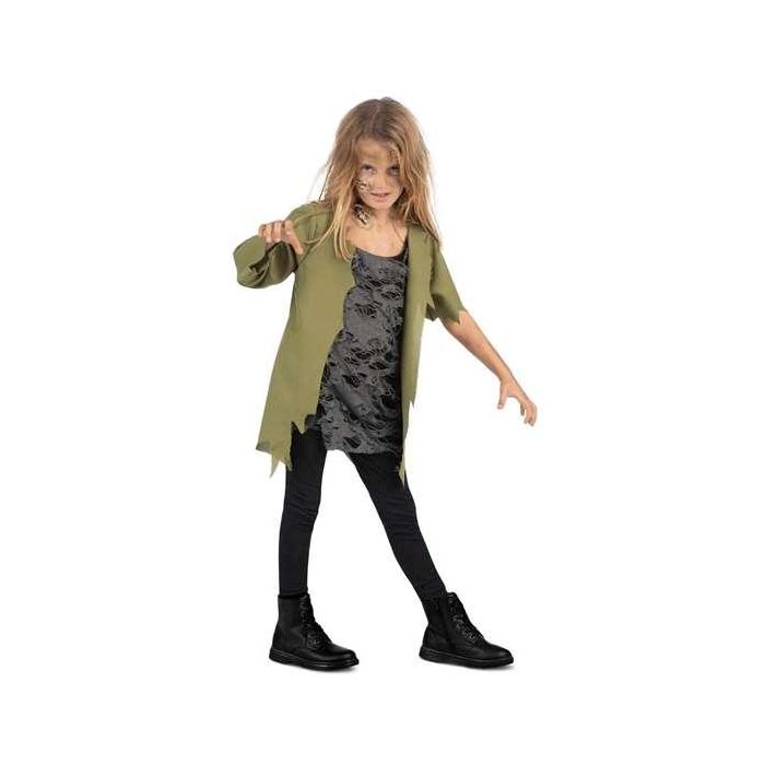 Disfraz infectado camiseta, aplicaciones de látex y bote de látex talla 7-9 y 4 Disfraz infectado camiseta, aplicaciones de látex y bote de látex talla 7-9 y 4