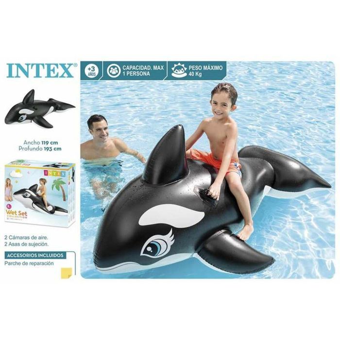 Figura hinchable ballena 193x119 cm (+ 3 años) 1 Figura hinchable ballena 193x119 cm (+ 3 años) 1