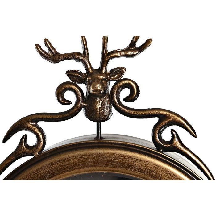 Reloj de Pared DKD Home Decor Negro Dorado Cristal Hierro Péndulo 27 x 7,5 x 57,5 cm (2 Unidades) 2