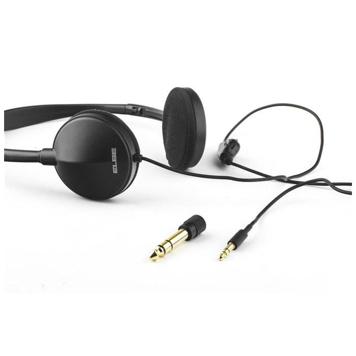 Auriculares Diadema Elbe AU-889-TV para TV y Reproductores, Cable 5m, Control Volumen - Sonido Claro 4 Auriculares Diadema Elbe AU-889-TV para TV y Reproductores, Cable 5m, Control Volumen - Sonido Claro 4
