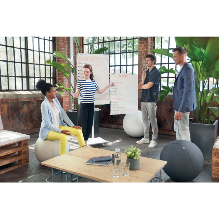 Nobo Bloc Congreso Papel Reciclado Cuadriculado/Liso 580x810 mm 50 Hojas 70 g/m² Certificado Nordic Swan 5