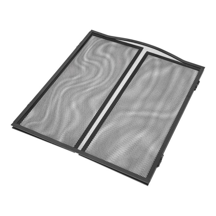 Rejilla salvachispas plegable color negro 101 x 0,5 x 61 cm 2