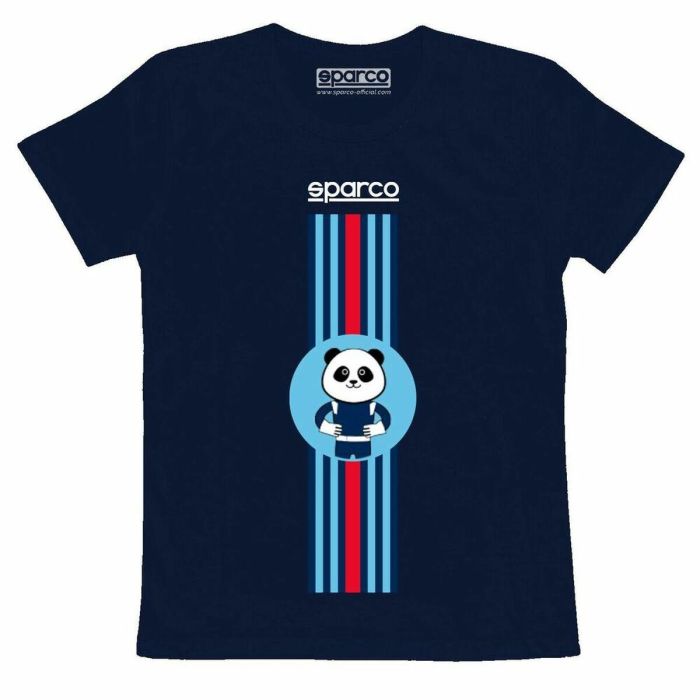 Sparco S017020BM0506 Camiseta Juvenil Rayas Martini Azul Marino 100% Algodón Talla 5 Sparco S017020BM0506 Camiseta Juvenil Rayas Martini Azul Marino 100% Algodón Talla 5