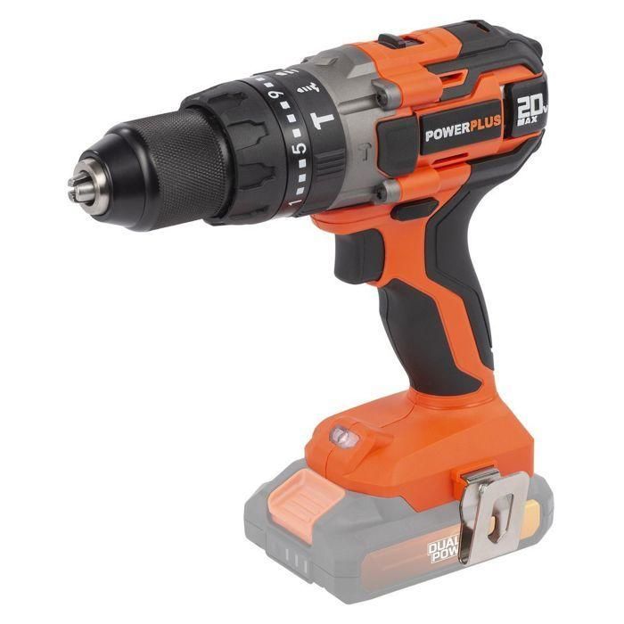 Destornillador de percusión inalámbrica 20V 50 nm - Powdp15200 de potencia dual - Entregado sin batería o cargador 1 Destornillador de percusión inalámbrica 20V 50 nm - Powdp15200 de potencia dual - Entregado sin batería o cargador 1