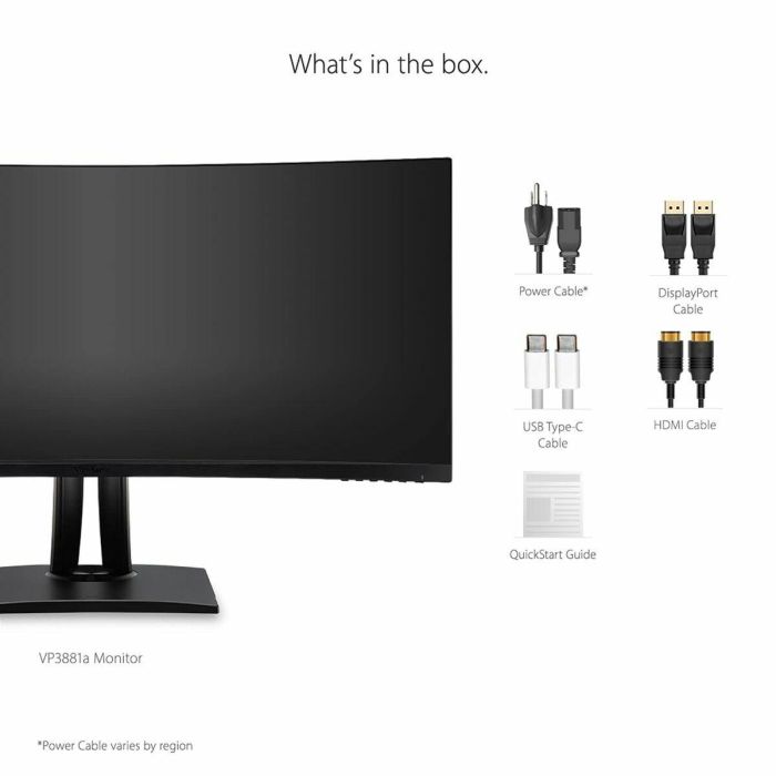 Viewsonic VP3881A pantalla para PC 96,5 cm (38") 3840 x 1600 Pixeles Quad HD+ LED Negro 2 Viewsonic VP3881A pantalla para PC 96,5 cm (38") 3840 x 1600 Pixeles Quad HD+ LED Negro 2