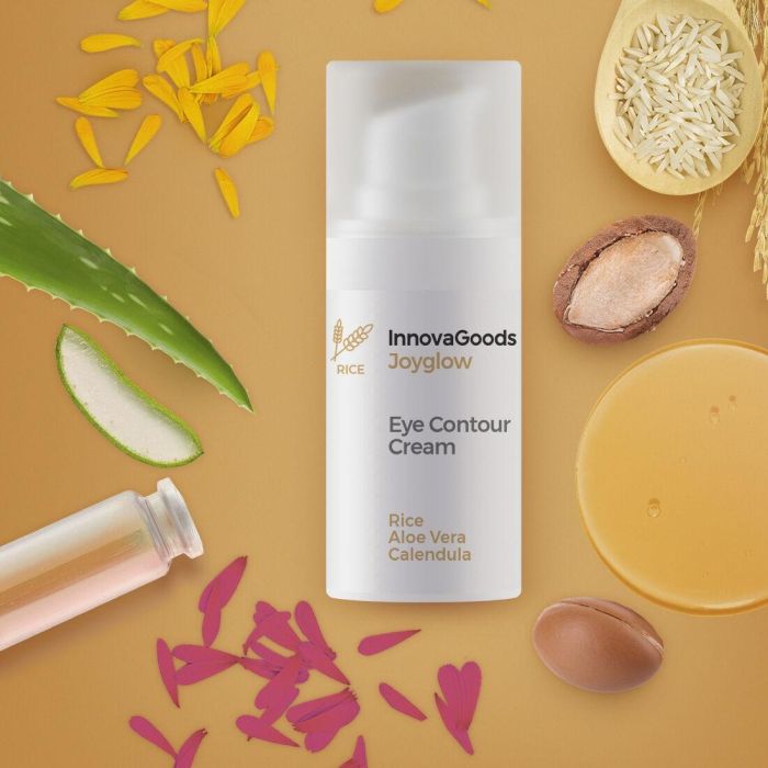 Contorno de Ojos Rice Joyglow InnovaGoods 15 ml 4 Contorno de Ojos Rice Joyglow InnovaGoods 15 ml 4