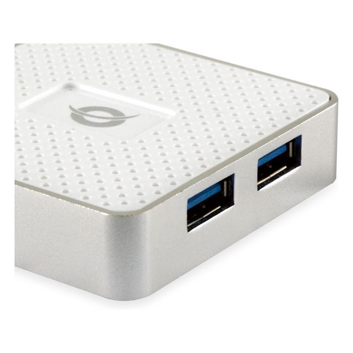 Conceptronic Hubbies03 Hub USB 3.0 de 4 Puertos con Cable Desmontable y Alimentación Externa para PC y Portátil (Windows 10/8/7/XP) Conceptronic Hubbies03 Hub USB 3.0 de 4 Puertos con Cable Desmontable y Alimentación Externa para PC y Portátil (Windows 10/8/7/XP)