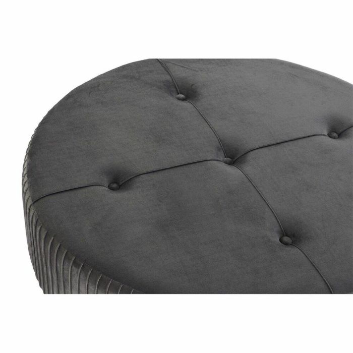 Reposapies Scandi DKD Home Decor Gris Oscuro 80 x 38 x 80 cm 2