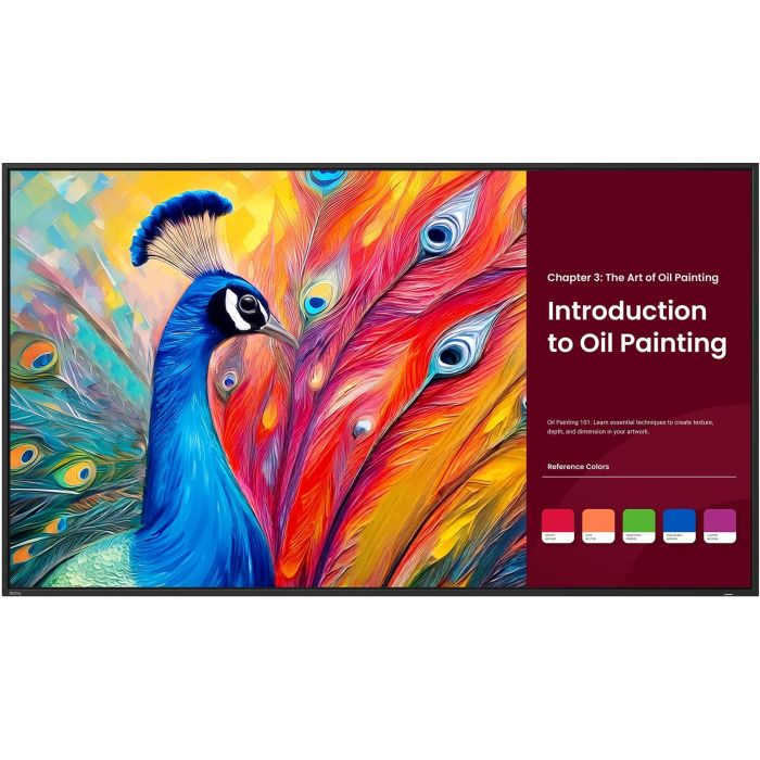 BenQ SH5504 Pantalla de Señalización Digital LCD 55" 4K UHD 24/7 con Android 13 y 800 cd/m² de Brillo