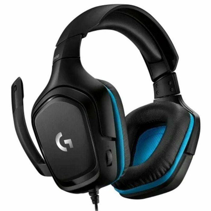 Auriculares con Micrófono Gaming Logitech 981-000770 Azul Negro 14