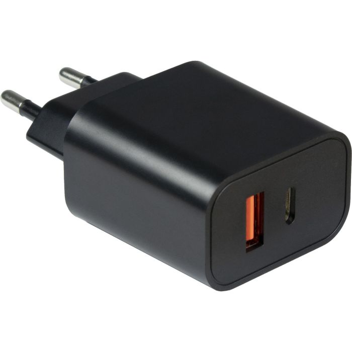 Charger USB-C 20W Black Inter-Tech PD-2120 1 Charger USB-C 20W Black Inter-Tech PD-2120 1