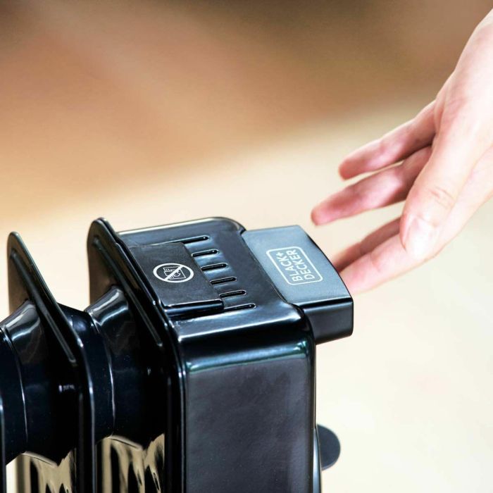 Radiador de Aceite (11 cuerpos) Black & Decker BXRA2300E 2300 W 12 Radiador de Aceite (11 cuerpos) Black & Decker BXRA2300E 2300 W 12