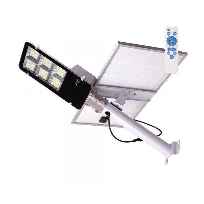 Farola LED Solar-Control Remoto- Dimable- Panel: 6V 400W Batería: 3,2V 35000MaH [HO-FAR-SOL-400W-CW] 6