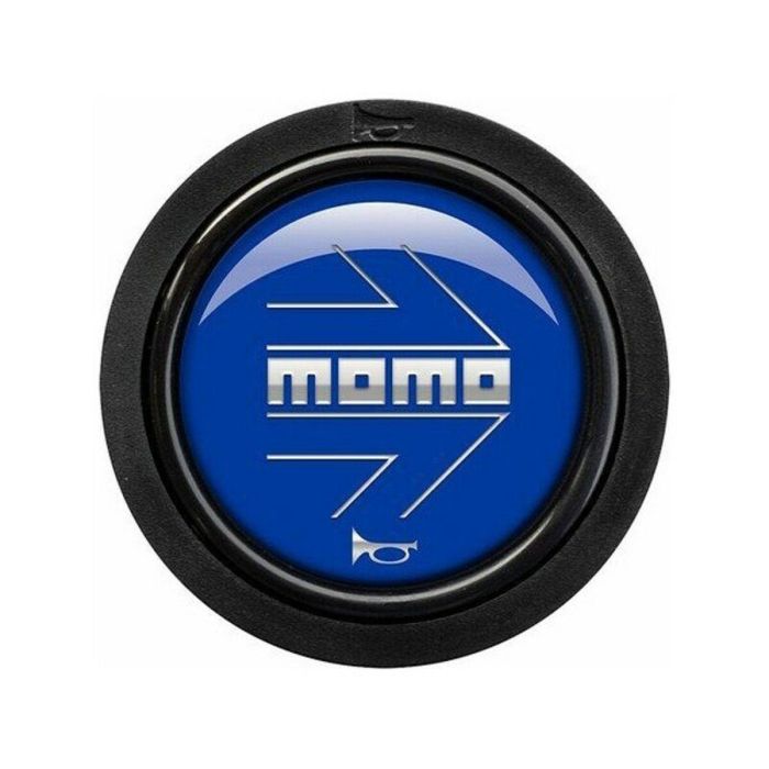 Momo MOMSPHOARWBLUCHF Pulsador Arrow Logo Pulido Azul Cromo Original