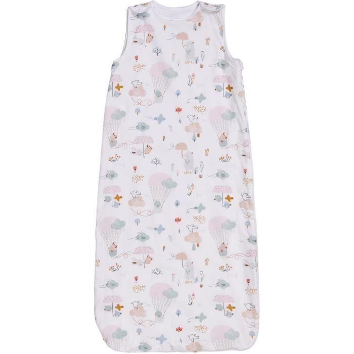 Tineo TIN3275051161100 Edredón de Verano Globos Ajustable Blanco