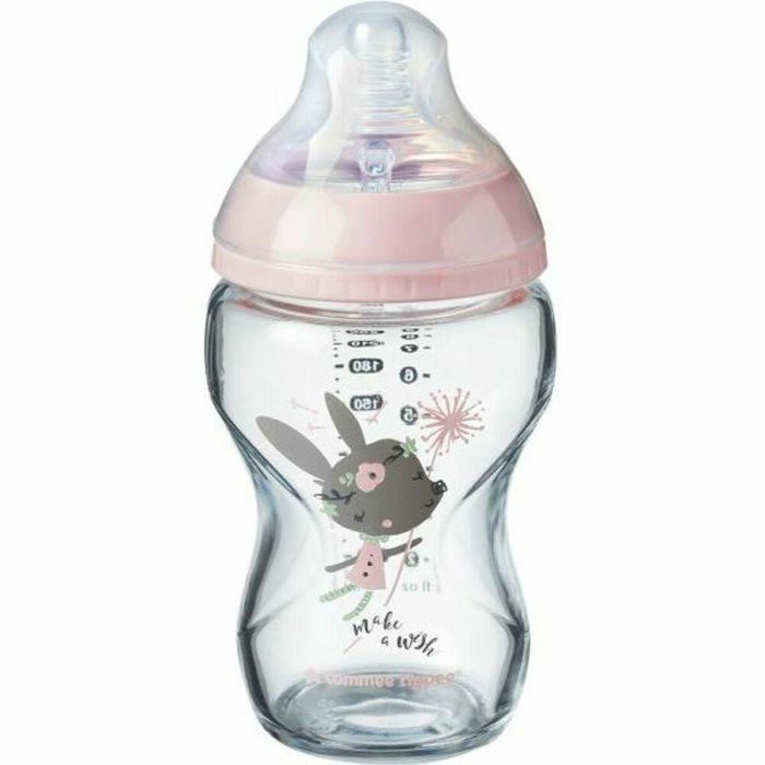 TOMMEE TIPPEE Biberón CTN Vidrio 250ml decorado Niña