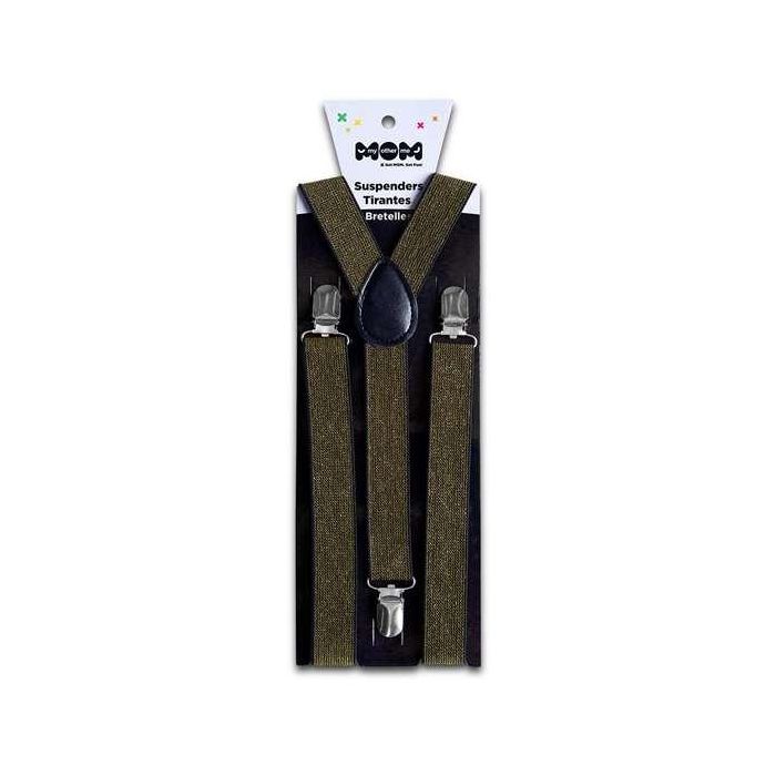 Tirantes dorados brillantes one size Tirantes dorados brillantes one size