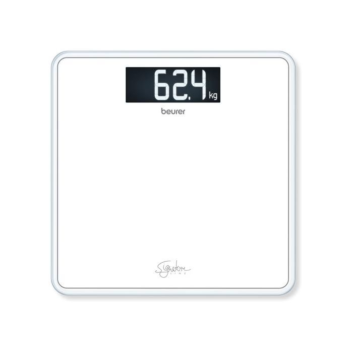 Beurer GS-400 Báscula Digital de Baño de Vidrio con Pantalla LCD, Capacidad 200kg 1
