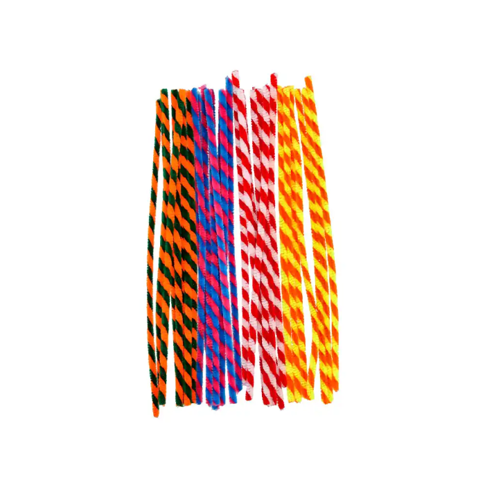 Liderpapel Limpiapipas de Chenilla 30 cm, Dos Colores Mate Surtidos, Bolsa de 30 Unidades 3