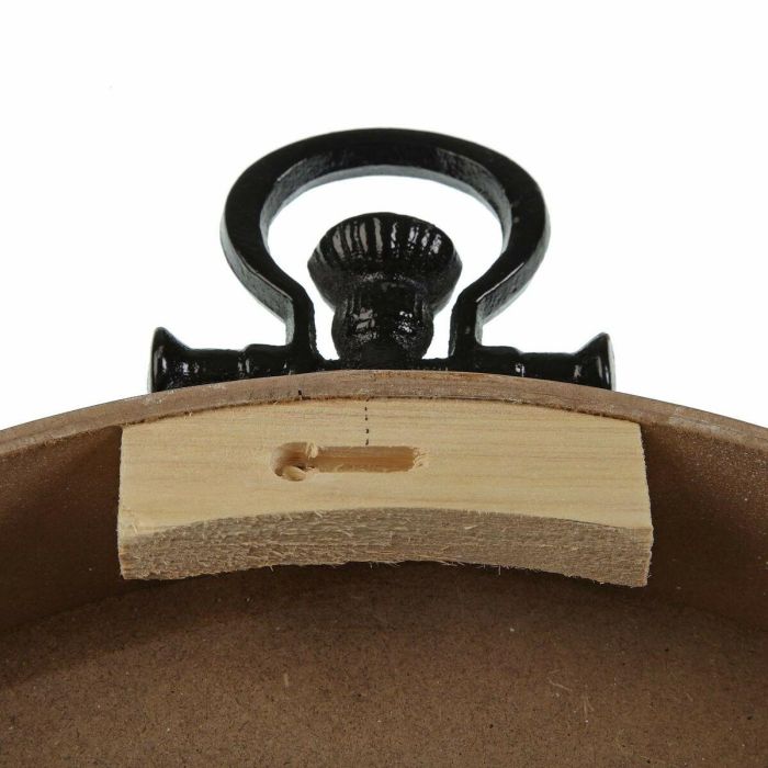 Reloj de Pared Madera Hojas Versa 50x6.5x40 cm (2 Unidades) 1 Reloj de Pared Madera Hojas Versa 50x6.5x40 cm (2 Unidades) 1