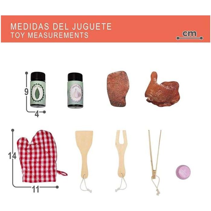 Cocina de Juguete Teamson BBQ 60 x 66,5 x 30 cm 6