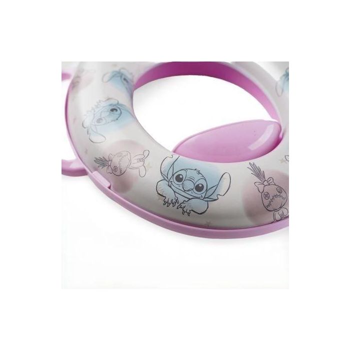 Disney Baby AAAOD88795 Reductor de Inodoro Infantil Confort con Asas de Lilo y Stitch 2