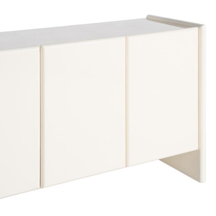 Aparador Lacado Crema Mármol-Dm Salón 163 X 45 X 75 cm