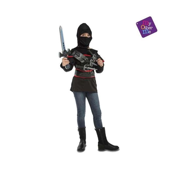 My Other Me Disfraz Ninja 'Yo Quiero Ser' para Niños, Talla 3-5 Años, Incluye Chaqueta, Cinturones, Sais, Estrella y Katana 2 My Other Me Disfraz Ninja 'Yo Quiero Ser' para Niños, Talla 3-5 Años, Incluye Chaqueta, Cinturones, Sais, Estrella y Katana 2