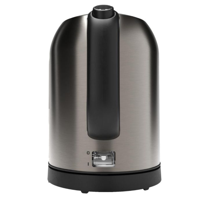 Aiwa Hervidora Eléctrica AKT-1000, 2200W, 1L, Acero Inoxidable Antihuellas, Hervidor de Agua Rápido con Controlador Strix 3