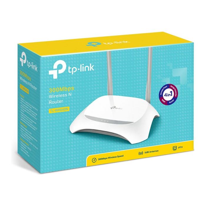 TP-Link Router Wi-Fi N300 TL-WR840N, Wi-Fi 4 (802.11n) Banda Única 2.4 GHz, Router de Sobremesa 3 TP-Link Router Wi-Fi N300 TL-WR840N, Wi-Fi 4 (802.11n) Banda Única 2.4 GHz, Router de Sobremesa 3