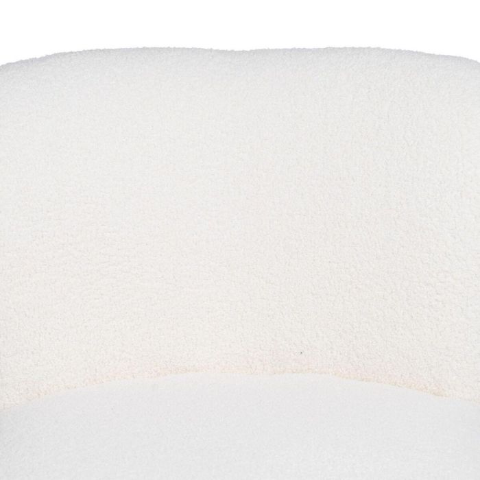 Sillón 62 x 75 x 74 cm Tejido Sintético Metal Blanco