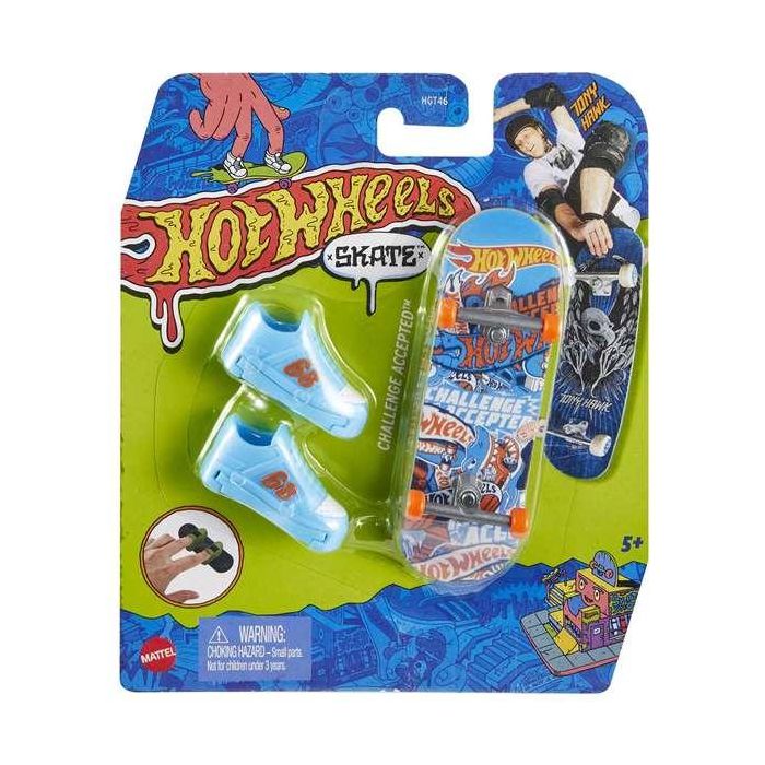 Mattel Mini Monopatin Hot Wheels con Zapatos 10 cm - Modelos Surtidos 18