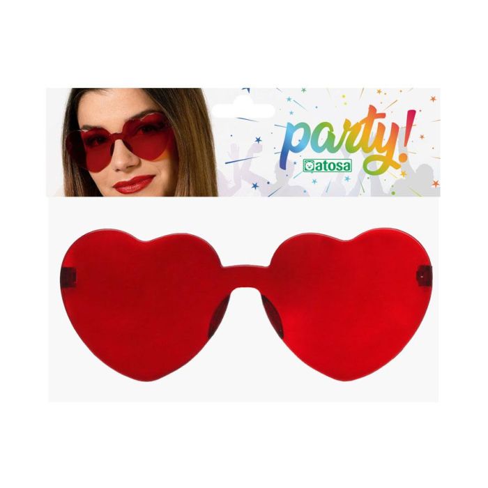 Gafas Corazones Rojos Adulto 1