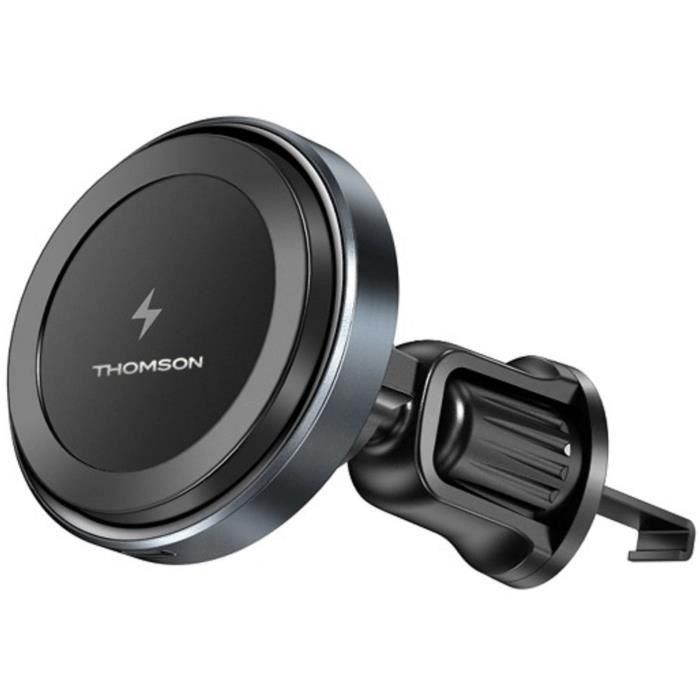 Thomson THO3513767506007 Soporte Magnético para Teléfono con Cargador Inalámbrico QI de Coche 15W Thomson THO3513767506007 Soporte Magnético para Teléfono con Cargador Inalámbrico QI de Coche 15W