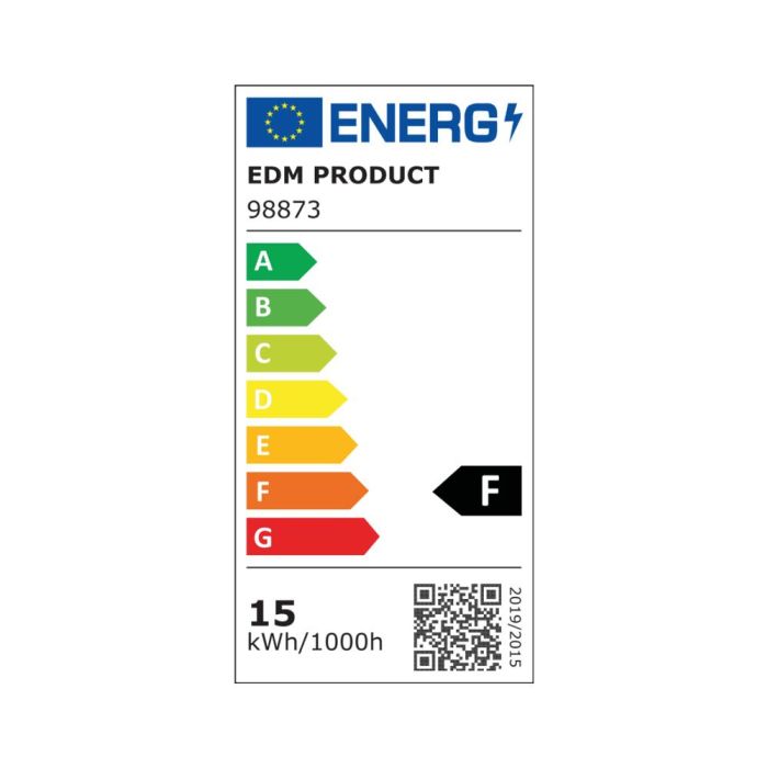 Bombilla par38 led e27 15w 1200lm luz amarilla ip64 ø12x13,9cm edm 1