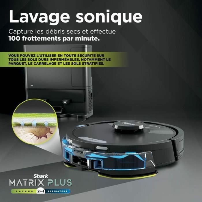 Shark Matrix Plus RV2620WAEU - Robot aspirador y fregador 2 en 1 con vaciado automático y limpieza de esquinas y ángulos 2 Shark Matrix Plus RV2620WAEU - Robot aspirador y fregador 2 en 1 con vaciado automático y limpieza de esquinas y ángulos 2
