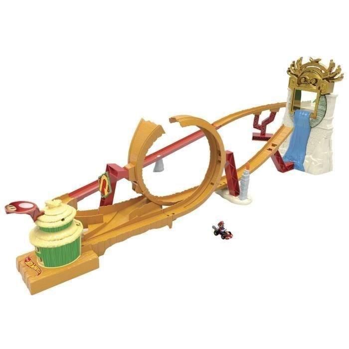 Hot Wheels MATHMK49 Mario Kart Circuito de Jungle Kingdom con Vehículos para Niños +5 Años Hot Wheels MATHMK49 Mario Kart Circuito de Jungle Kingdom con Vehículos para Niños +5 Años
