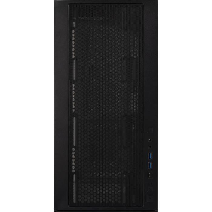 Bitfenix BIT1731198585492 Caja PC CETO Premium Edition Torre media ATX Negro Vidrio templado USB-C A-RGB 2