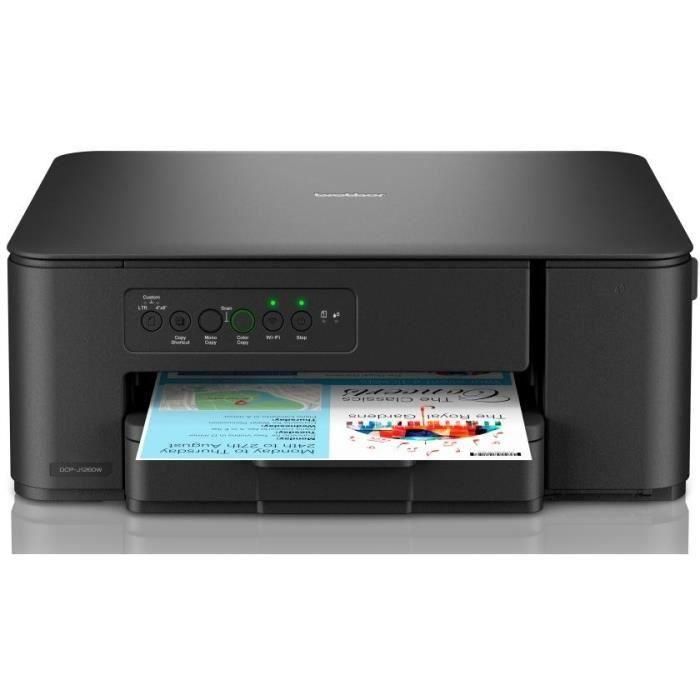 Brother DCP-J1260W Equipo Multifunción Inkjet Color A4, Wifi – Imprime, Escanea y Copia para Hogar y Oficina 0 Brother DCP-J1260W Equipo Multifunción Inkjet Color A4, Wifi – Imprime, Escanea y Copia para Hogar y Oficina 0