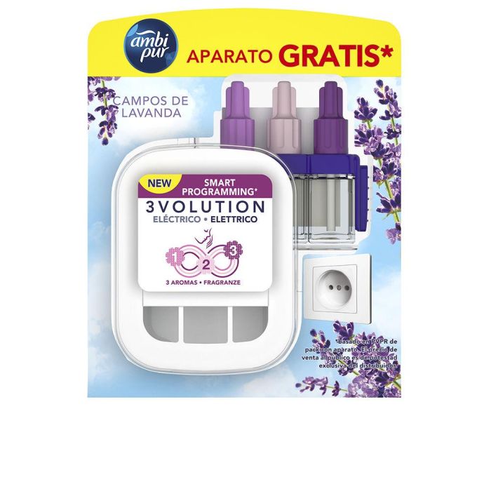 Ambi Pur 3 Volution Ambientador Aparato + Recambio #Lavanda 20 mL