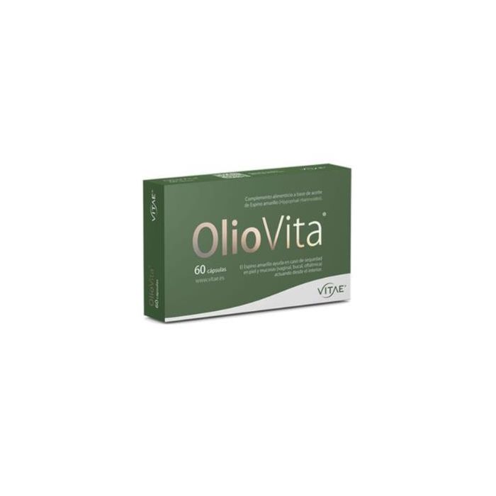 Vitae Oliovita Piel y Mucosas Secas con Espino Amarillo Omega 7 - 60 Cápsulas para Hidratación y Elasticidad
