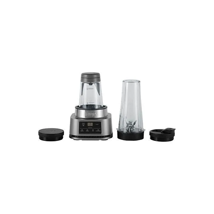 Ninja CB100EU Batidora de Vaso 2 en 1 Power Nutri 1100W con Smart Torque y Recipientes de 700ml y 400ml 1