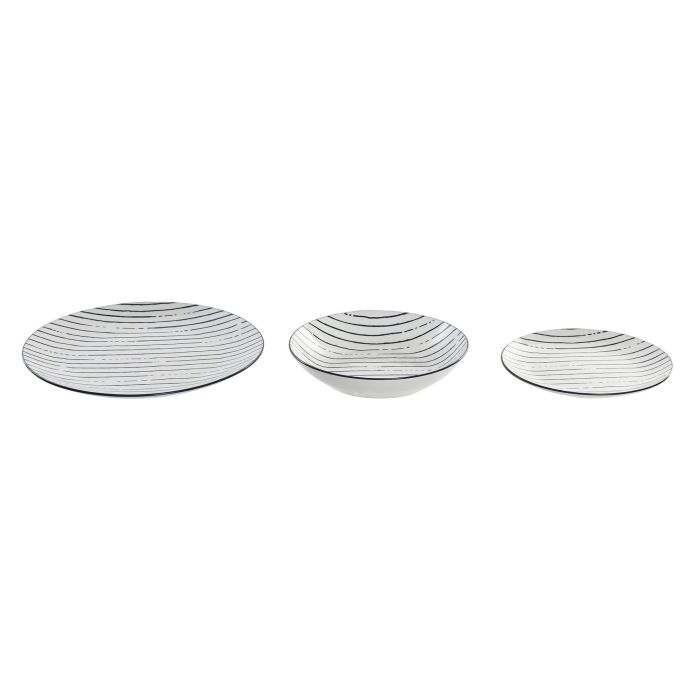 Vajilla Mediterraneo DKD Home Decor Azul 19 x 2 x 19 cm Set de 18 4 Vajilla Mediterraneo DKD Home Decor Azul 19 x 2 x 19 cm Set de 18 4