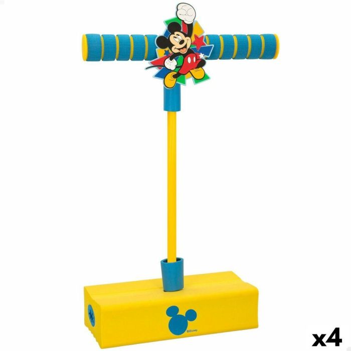 Saltador pogo Mickey Mouse 3D Amarillo Infantil (4 Unidades) Saltador pogo Mickey Mouse 3D Amarillo Infantil (4 Unidades)