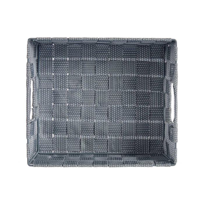 Cesta Tela Rect 23Cm Gris Kipit (48 Unidades) 3 Cesta Tela Rect 23Cm Gris Kipit (48 Unidades) 3